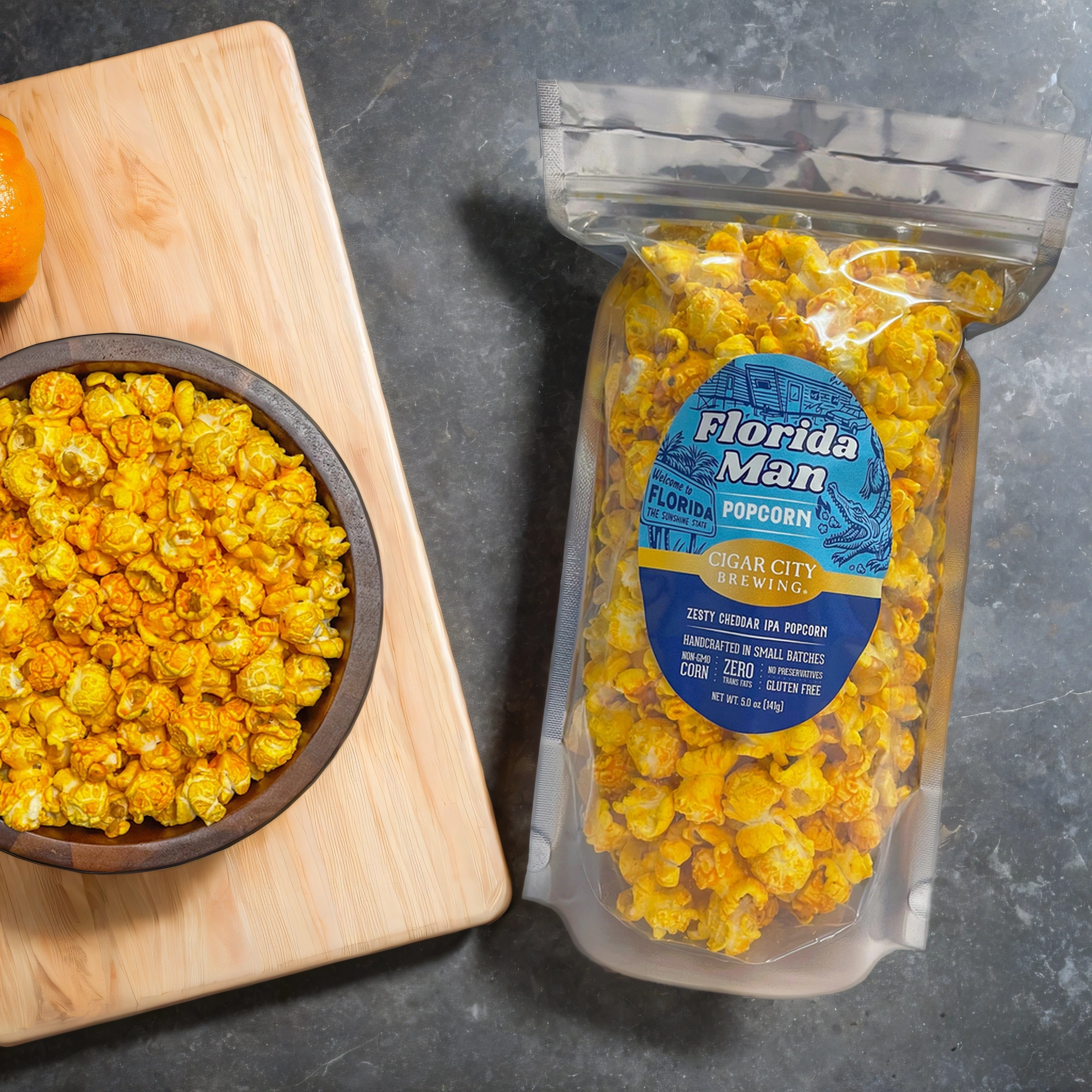 Large Gourmet Florida Man Popcorn Bag – Signature Popcorn