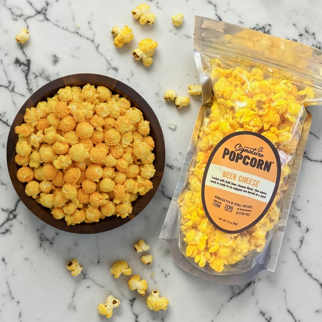 Large Gourmet Beer Cheese Popcorn Bag – Signature Popcorn