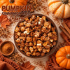 Pumpkin Cinnamon Roll Popcorn in a bowl