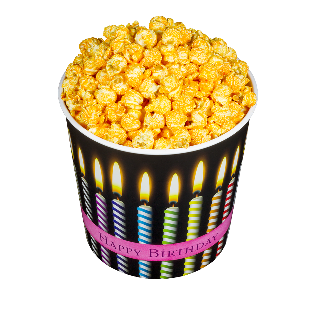 Happy Birthday t 1-Gallon Popcorn Bucket