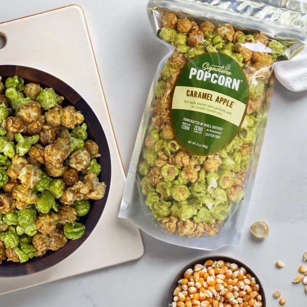 Large Gourmet Caramel Apple Popcorn Bag