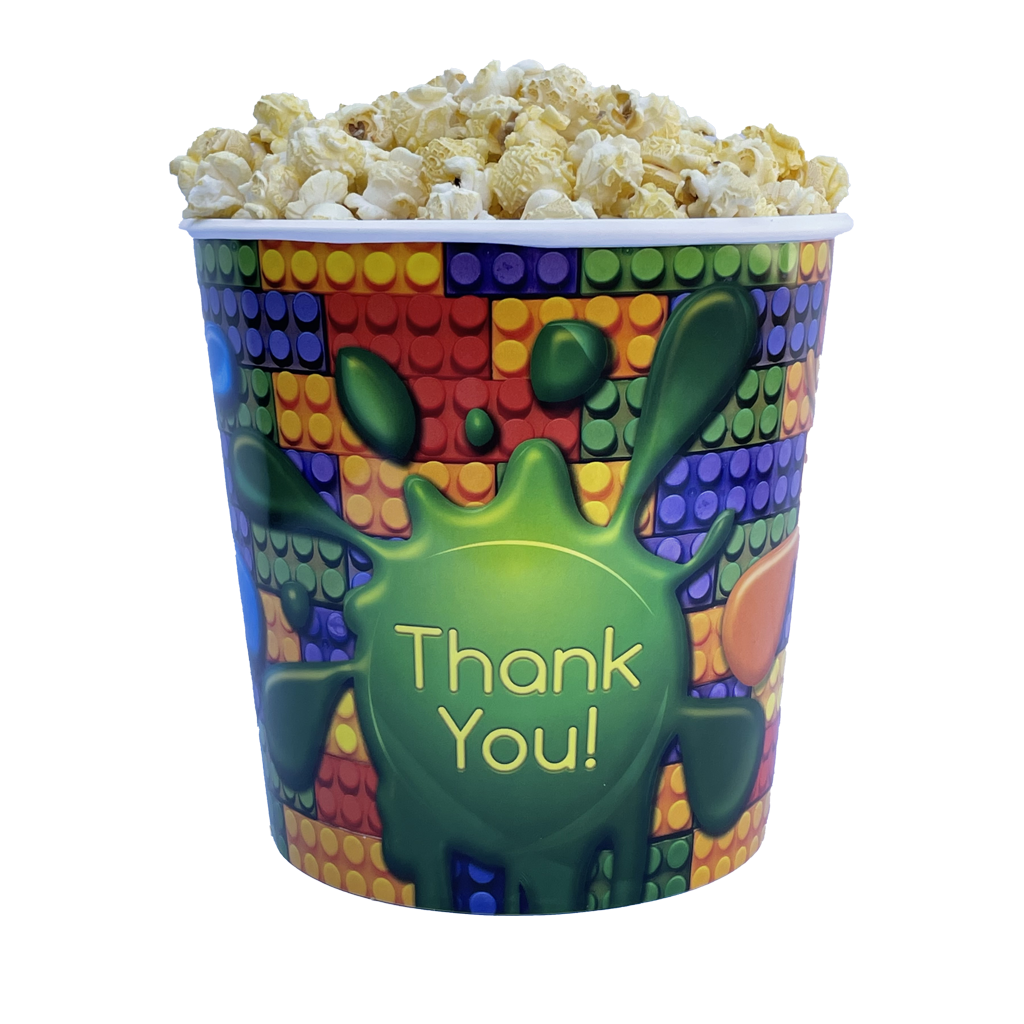 Lego Thank You 1-Gallon Popcorn Bucket