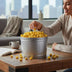 Silver 2-Gallon Popcorn Tin