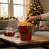Red Bow 1-Gallon Popcorn Bucket