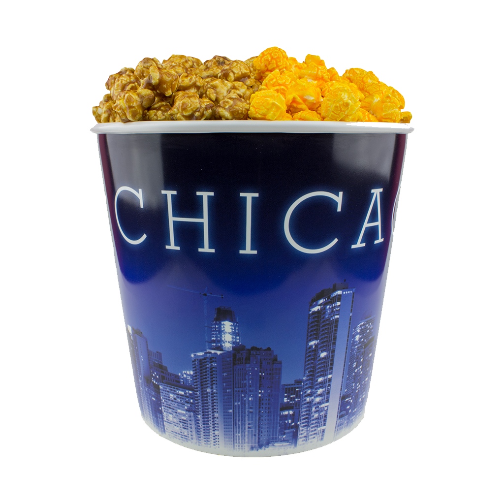 Chicago Blue 1-Gallon Popcorn Bucket