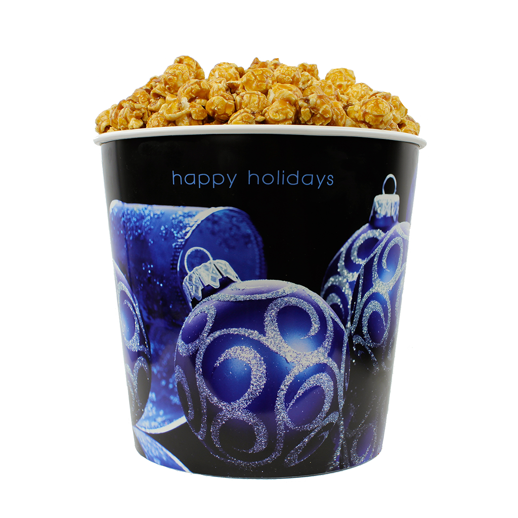 Blue Ornament 1-Gallon Popcorn Bucket